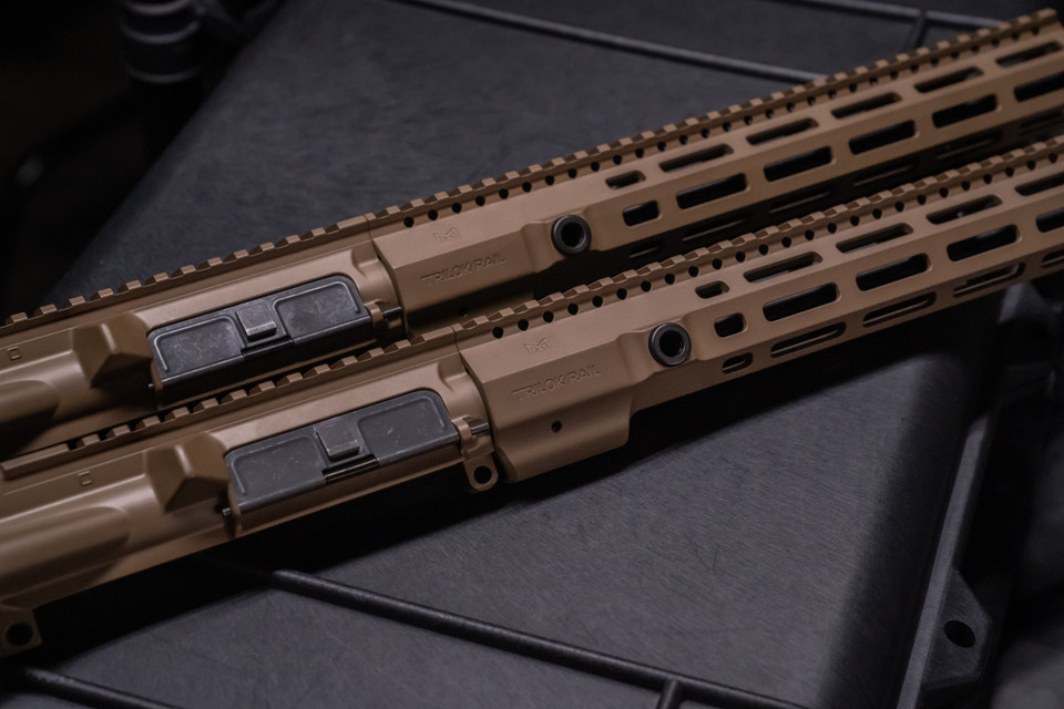 TRIARC 5.56mm 13.9" Complete Upper Receiver FDE Anodized (Peanut Butter)