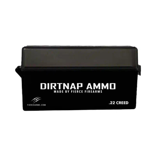 Fierce DIRTNAP Ammo 22 Creedmoor 77gr Nosler
