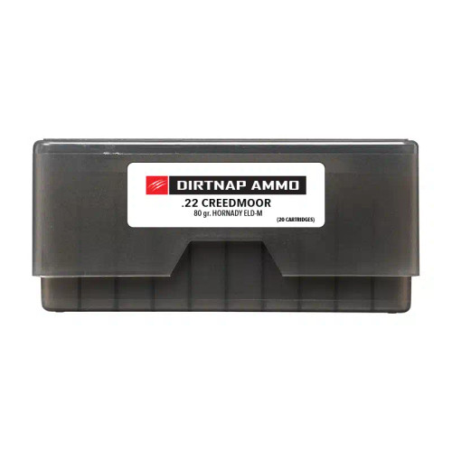 Fierce DIRTNAP Ammo 22 Creedmoor 80gr ELD-M