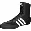 Adidas Box Hog 2 Boxing Boots Black & White Lace Up