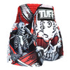 TUFF White Devil Skull Muay Thai Shorts