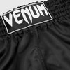 Venum Classic Muay Thai Shorts (Black with White logo)