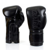 Fairtex Microfiber Gloves - Black/Black Logo