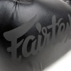 Fairtex Microfiber Gloves - Black/Black Logo