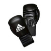 Adidas Performer Leather Boxing Gloves - Black/Black