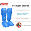 Wesing WKF Approved Shin and Instep (Blue)