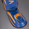 Venum Elite Shin Guards Royal Blue/Gold - Special Edition