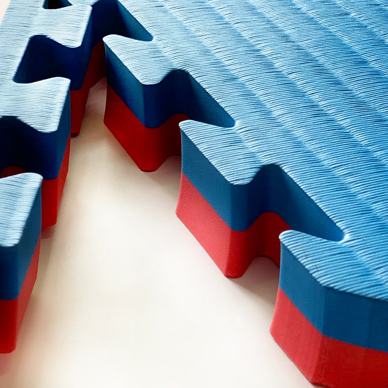 40mm Reversible Red Blue Floor Mats Tatami