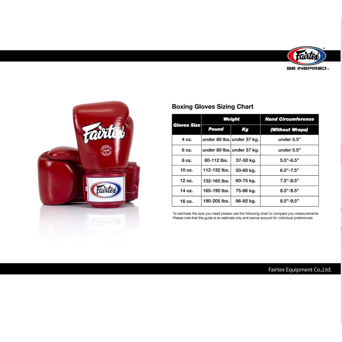 Average Boxing Glove Weight Fairtex Falcon Boxing Gloves