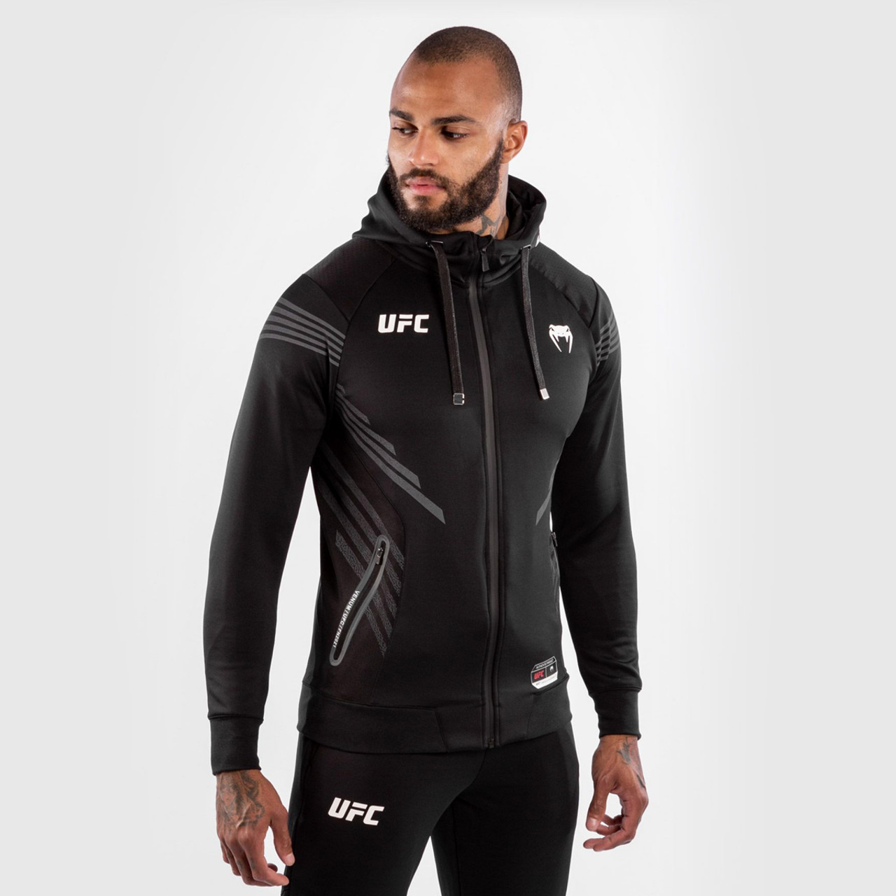 Men's UFC Venum Authentic Fight Night 2.0 Walkout Jersey - Black