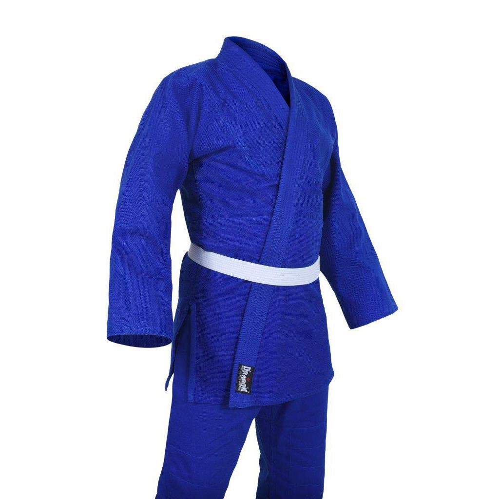 Dragon 1.5 Single Weave Blue Judo Gi | Lightweight Durable Judo Uniform ZENJO Dragon 1.5 Single Weave Blue Judo Gi | Lightweight Durable Judo Uniform ZENJO