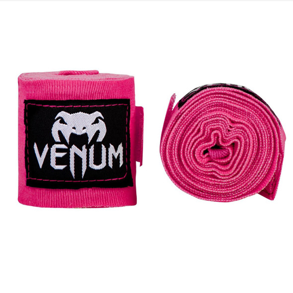 Venum Kontact Boxing Handwraps 4.5m - Neon Pink