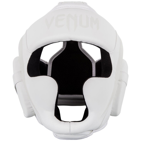 Venum Elite Boxing Headgear (White)