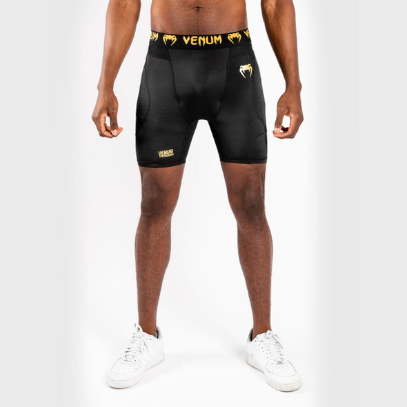 Venum G-FIT Compression Shorts - Black/Gold