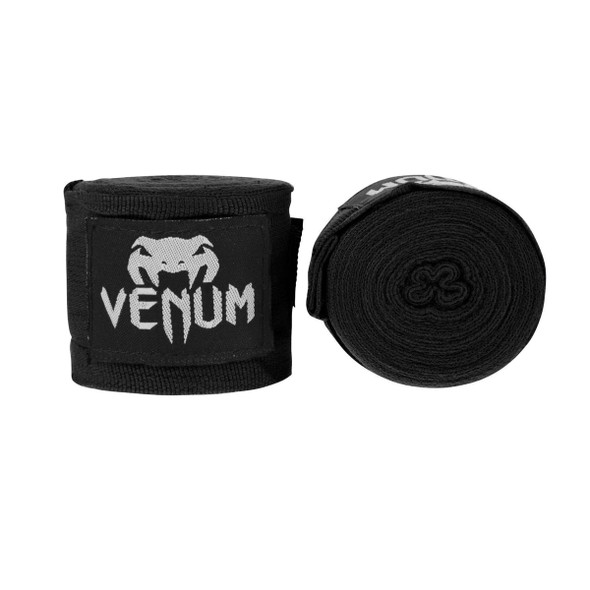Venum Kontact Boxing Handwraps (Black 4m)