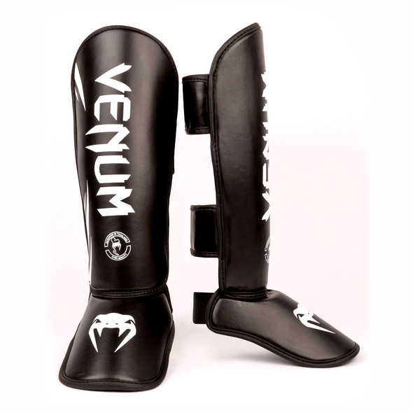 Venum Challenger Kids Shin & Insteps (Black/White)