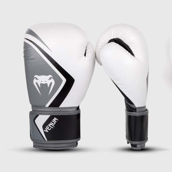 Venum Contender 2.0 Boxing Gloves (White/Grey/Black)