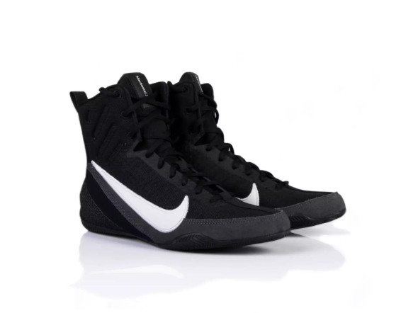 Nike Machomai 3 Boxing Shoes Black pair side profile