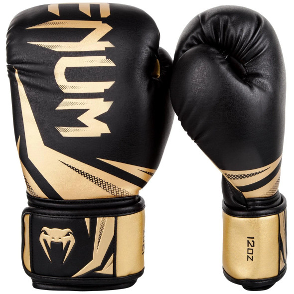 Venum Challenger 3.0 Boxing Gloves 16oz (Black/Gold)