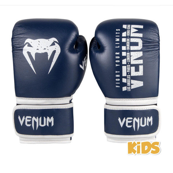 Venum Signature Kids Boxing Gloves (Navy) Venum Signature Kids Boxing Gloves (Navy)