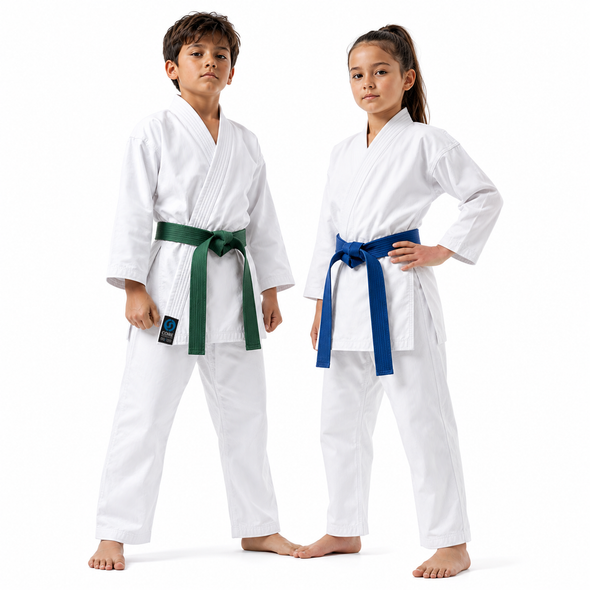 CORE Karate Gi Blue Label 8oz - White