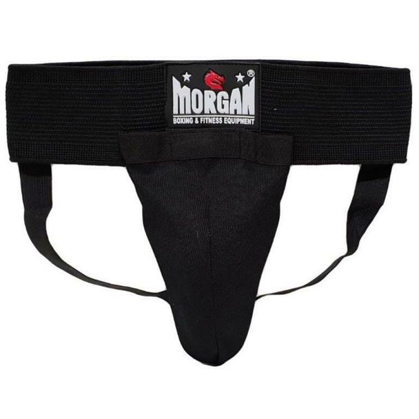 Morgan Classic Elastic Groin Guard - Black