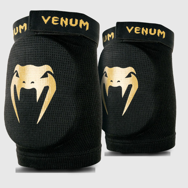 Venum Kontact Elbow Protector (Gold Logo)