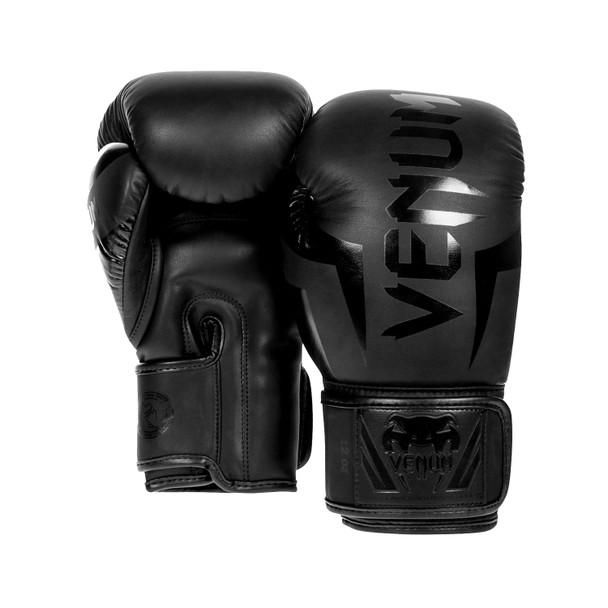 Venum Elite Boxing Gloves (Black)