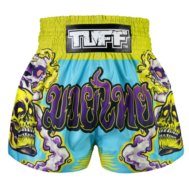 TUFF Trippy Skull  Muay Thai Shorts