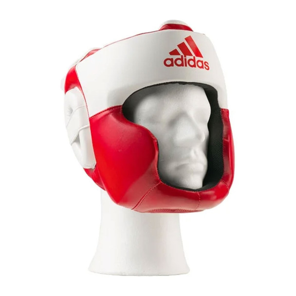 Adidas Response Boxing Headguard (Red/White)