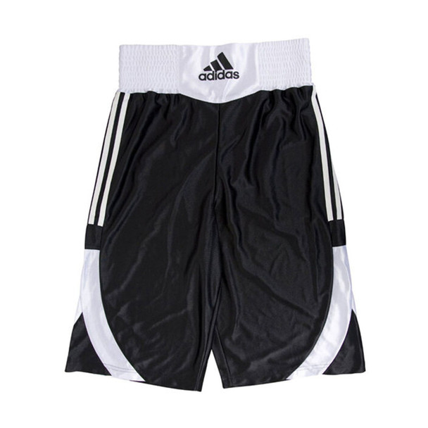 Adidas Boxing Shorts (Black/White Stripes)