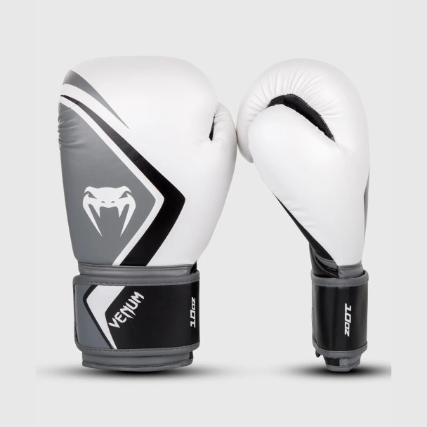 Venum Boxing Gloves Contender 2.0 - White/Grey-Black