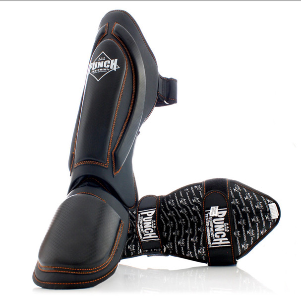 Punch Precision Black DiamondTM Muay Thai Shin Guards/Pads