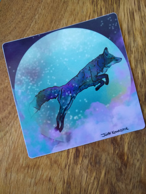 "Wolf Moon" Sticker