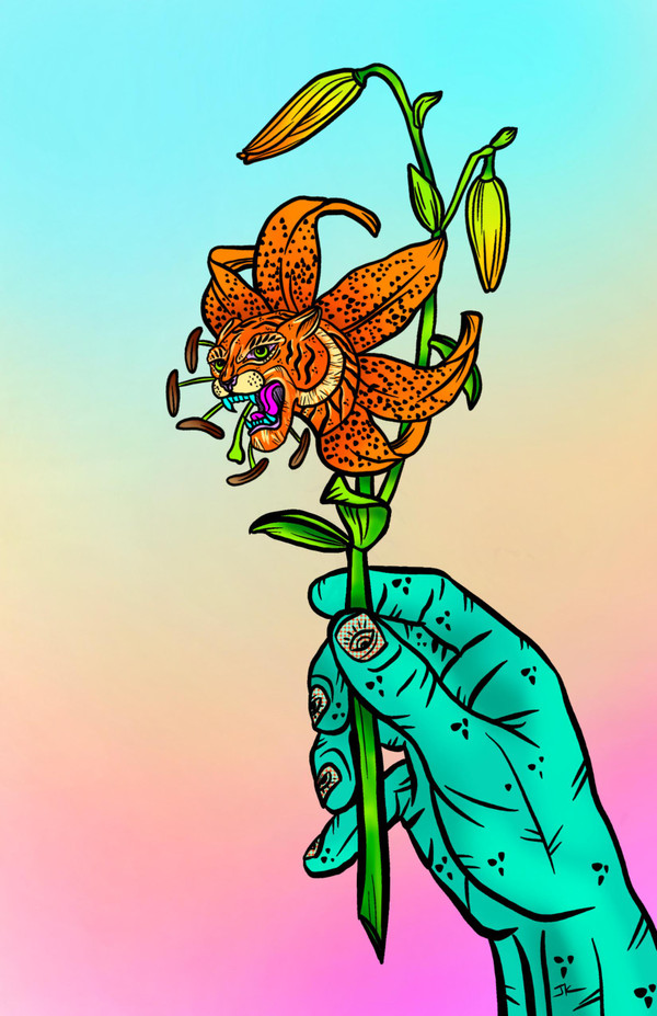 "Tiger Lily" Digital Print