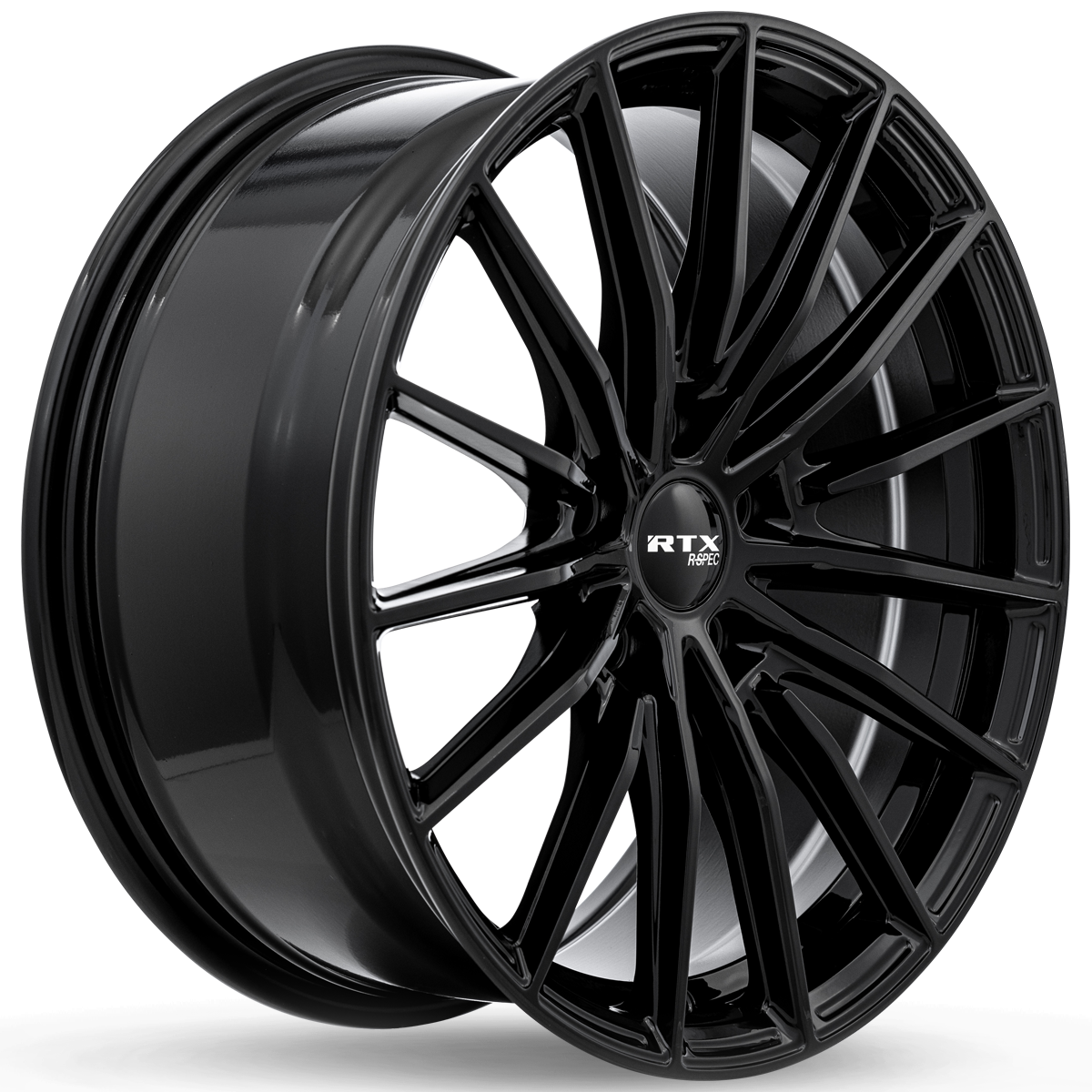 RTX® (R-Spec) • 082877 • FF15 • Gloss Black • 18x8 5x114.3 CB73.