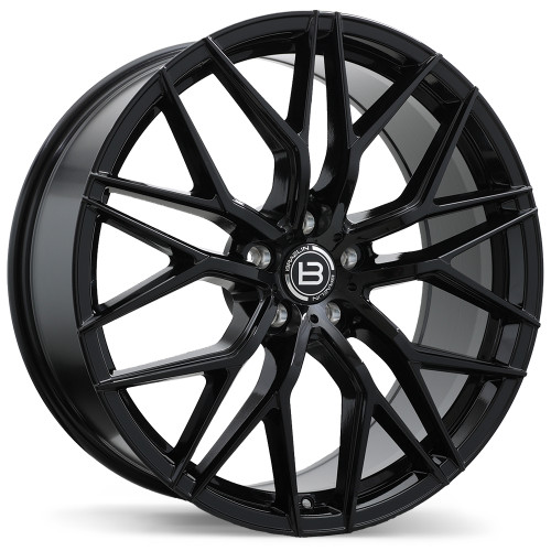 Braelin BR10 • 21x9.0 • 5x110mm • CB65.1 • +50 • Gloss Black