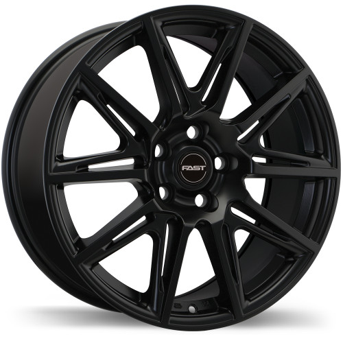Fast Wheels Switch • 17x7.5 • 5x114.3mm • CB66.1 • +35 • Satin Black