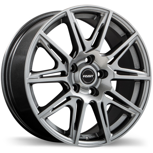 Fast Wheels Switch • 18x8.0 • 5x114.3mm • CB66.1 • +45 • Titanium