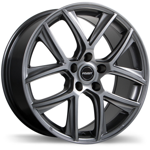 Fast Wheels Tactic • 18x8.0 • 5x114.3mm • CB66.1 • +45 • Titanium