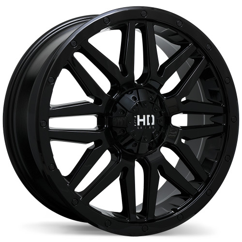 Fast HD Menace • 22x9.0 • 6x139.7mm • CB106.1 • +26 • Gloss Black