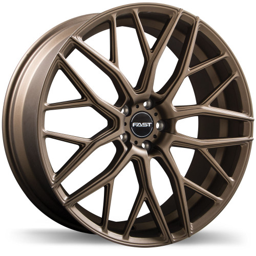 Fast Wheels Vybz • 19x8.5 • 5x114.3mm • CB72.6 • +40 • Textured Bronze
