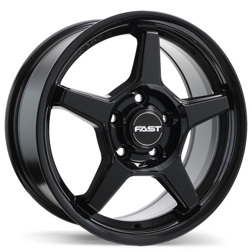 Fast Wheels Flair • 16x7.0 • 5x114.3mm • CB67.1 • +45 • Gloss Black