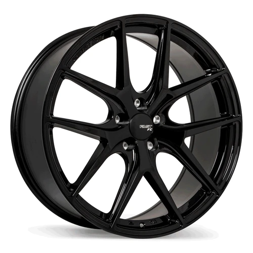 Fast Wheels FC04 • 20x8.5 • 5x108mm • CB72.6 • +45 • Metallic Black