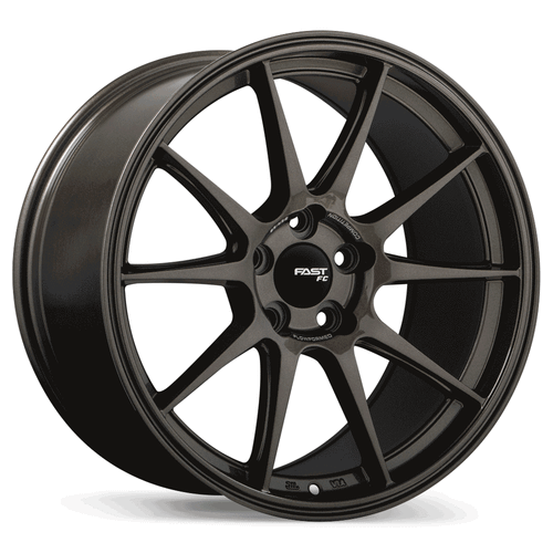 Fast Wheels FC08 • 18x10.5 • 5x100mm • CB72.6 • +38 • Bronzed Carbon