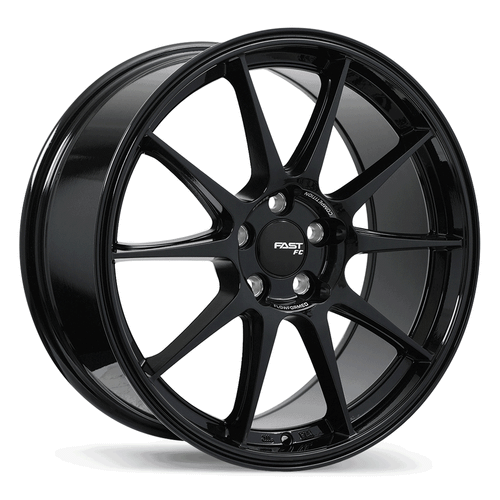 Fast Wheels FC08 • 18x8.0 • 5x100mm • CB72.6 • +40 • Gloss Black