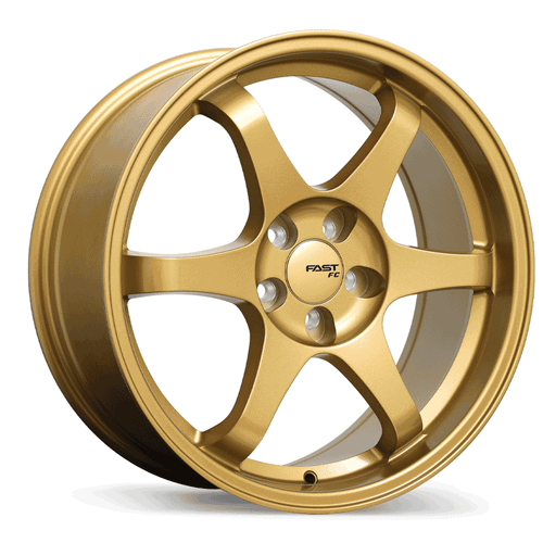 Fast Wheels FC09 • 18x8.0 • 5x114.3mm • CB72.6 • +35 • Satin Gold