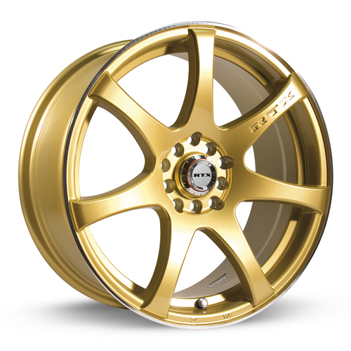 RTX® (RTX) • 081127 • Ink • Gold Machined • 15x6.5 4x100/114.3 CB73.1