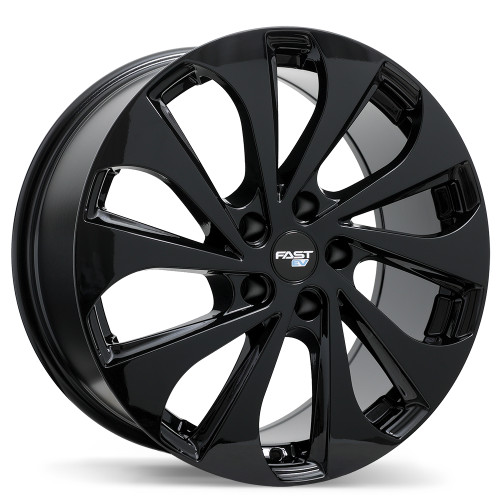 Fast Wheels EV05 • 18x7.5 • 5x114.3mm • CB67.1 • +50 • Gloss Black