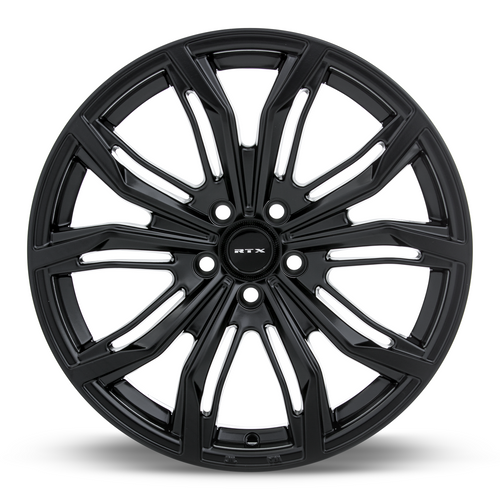 RTX® (RTX) • 082404 • Black Widow • Satin Black • 17x7.5 5x105 CB56.6